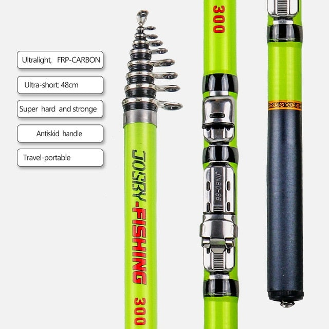 JOSBY Telescopic Rock Fishing Rod - Portable Travel Pole JOSBY Telescopic Rock Fishing Rod - Portable Travel Pole